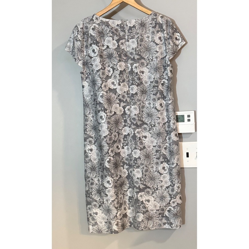 Brooks Brothers Women's Size 12 Floral Print Sheath Dress Short Sleeve - Picture 2 of 9